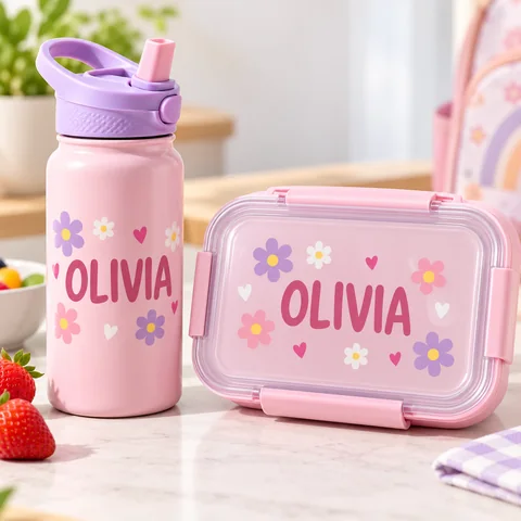 Personalised Drink Bottle & Lunch Box Name Label