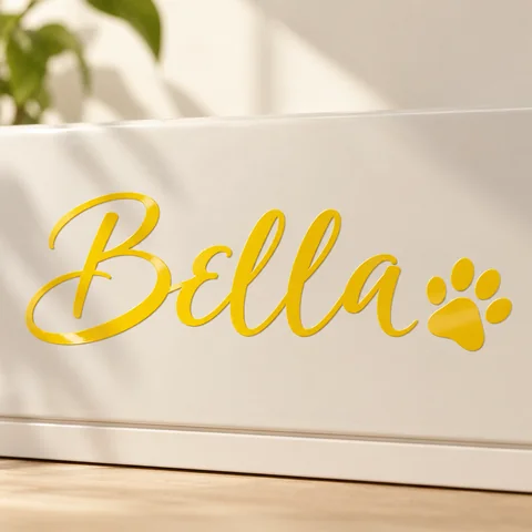 Personalised Pet Name Decal